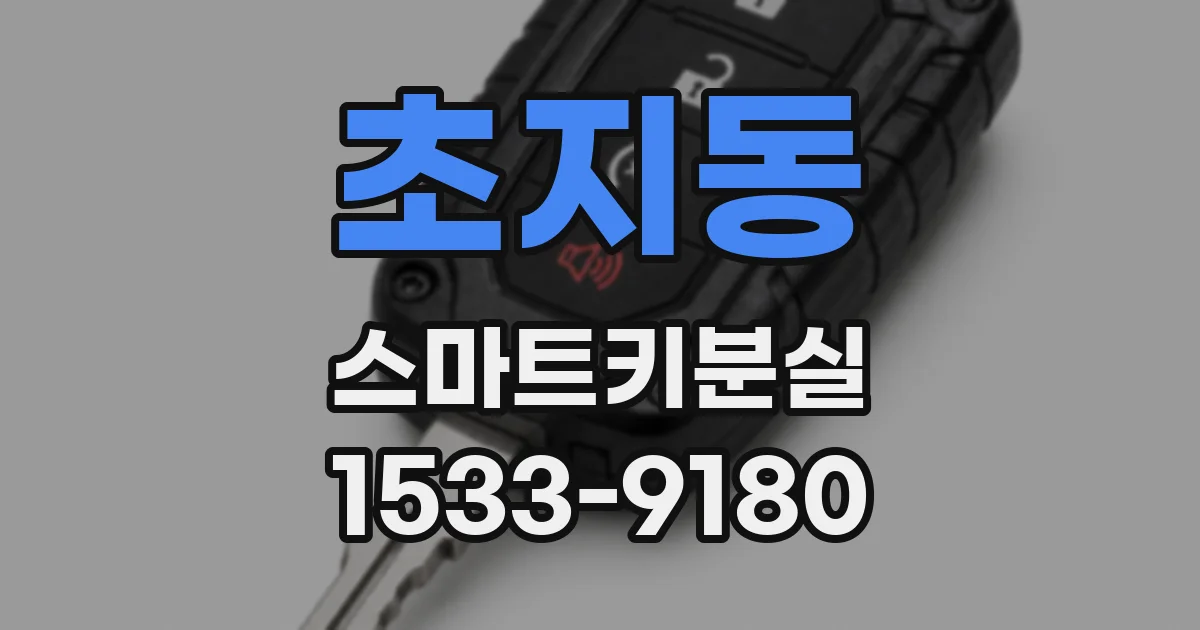 초지동 스마트키분실