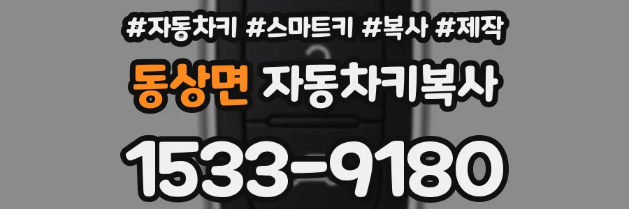 동상면 자동차키복사