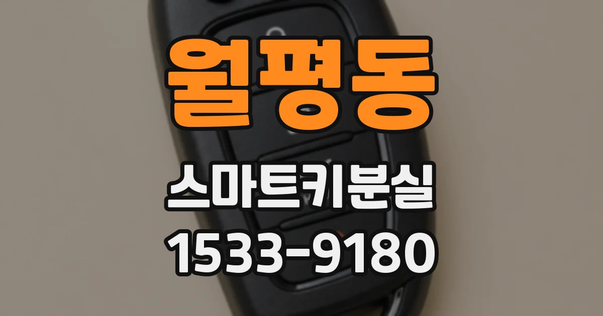 월평동 스마트키분실