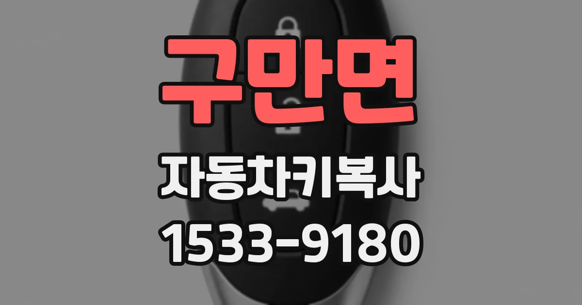 구만면 자동차키복사