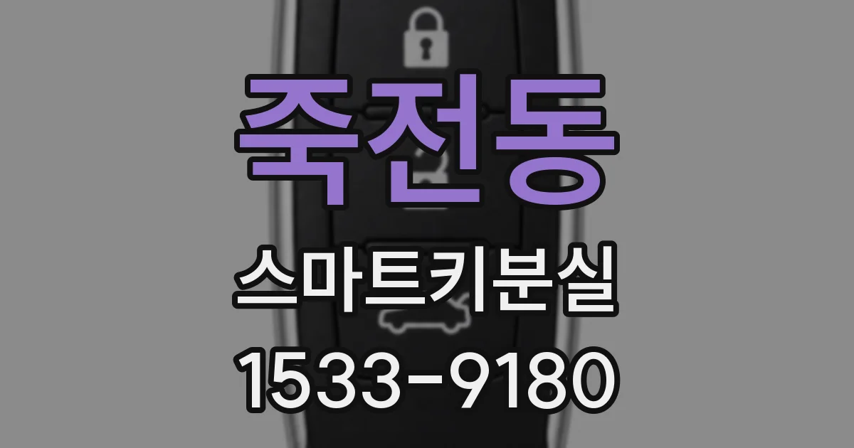 죽전동 스마트키분실