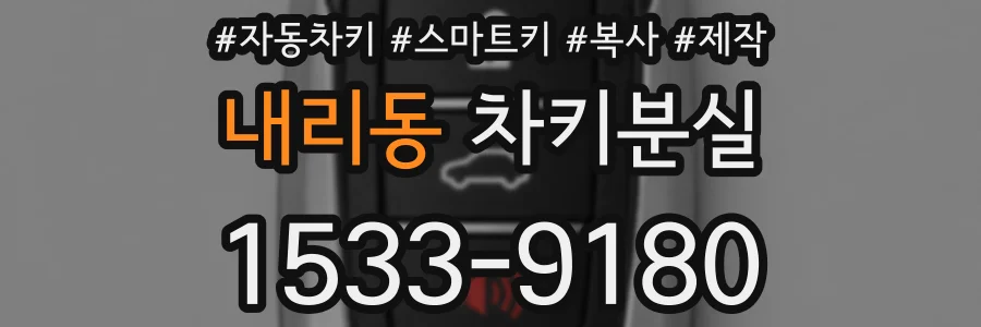 내리동 차키분실