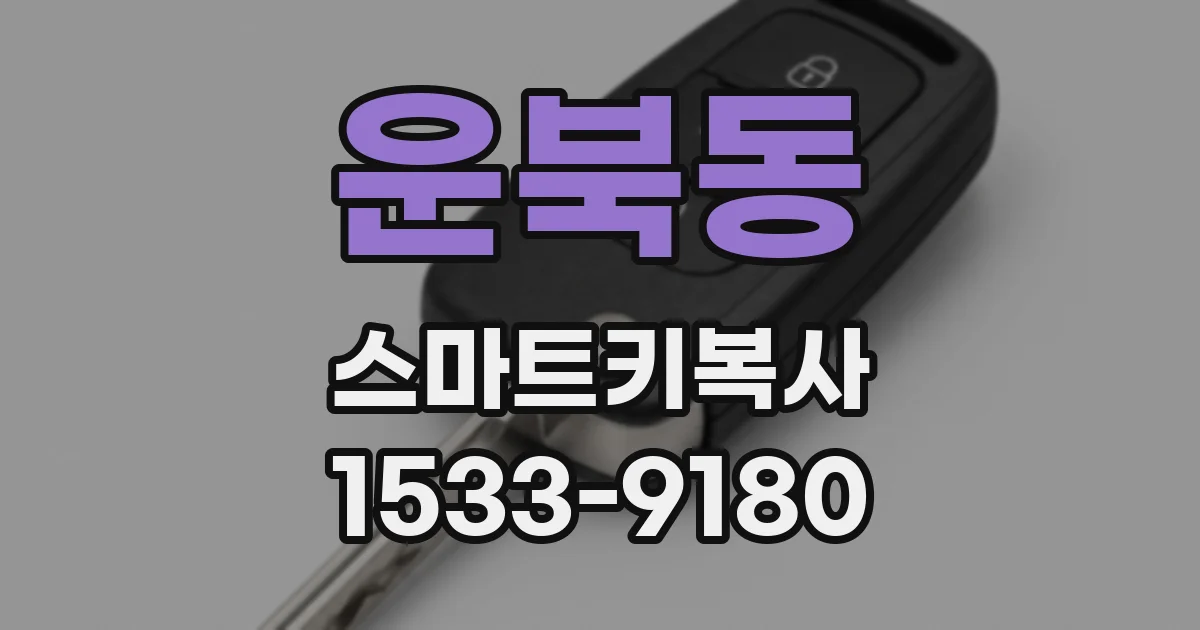 운북동 스마트키복사