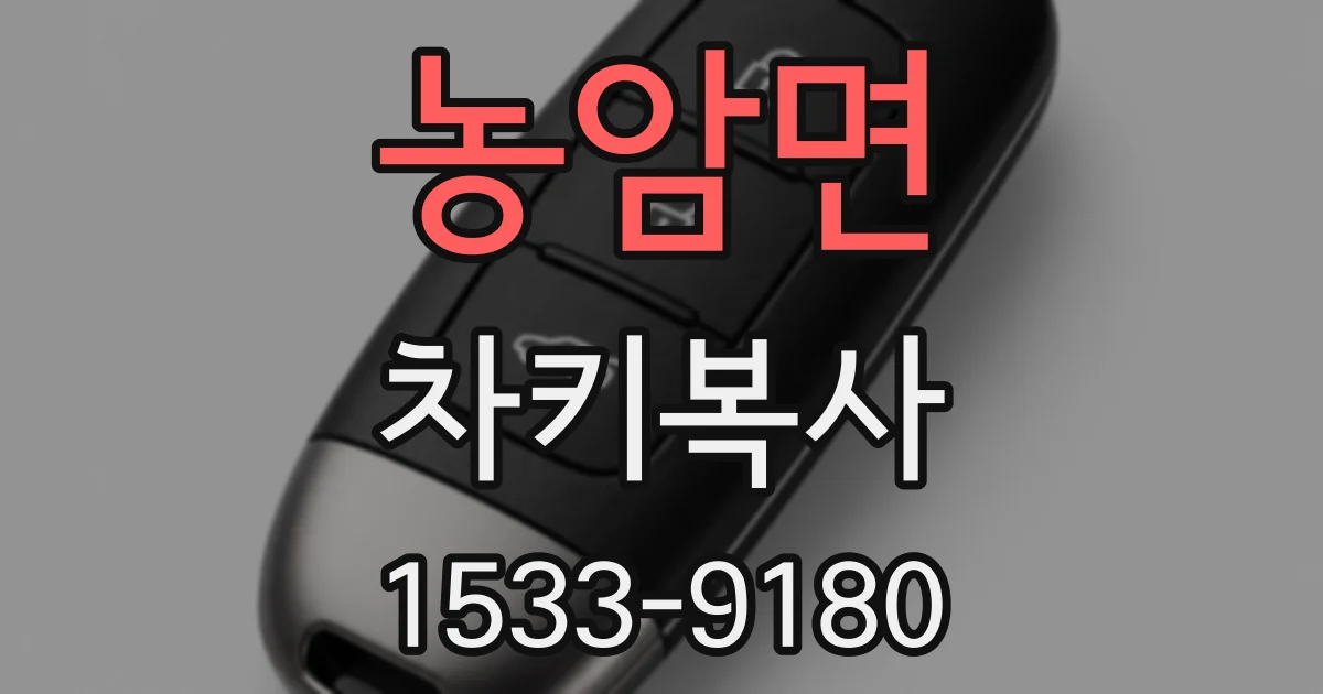 농암면 차키복사