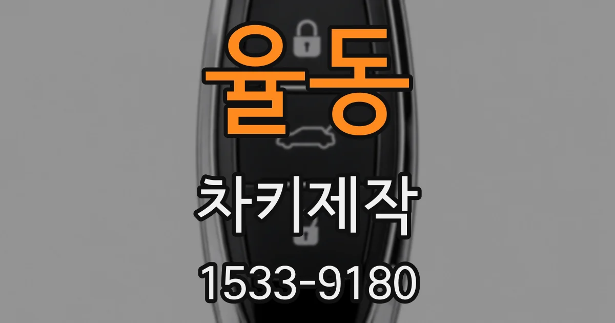 율동 차키제작