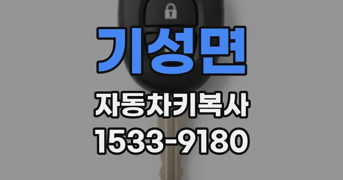 기성면 자동차키복사