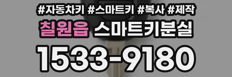 칠원읍 스마트키분실