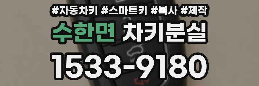수한면 차키분실