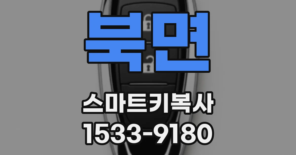 북면 스마트키복사