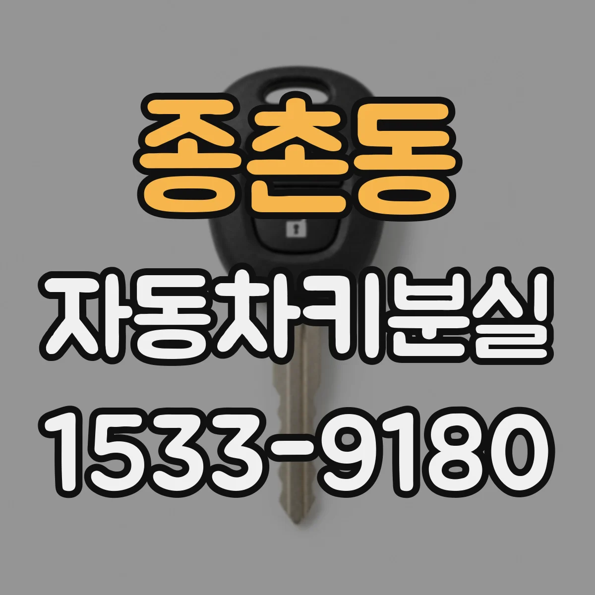 종촌동 자동차키분실