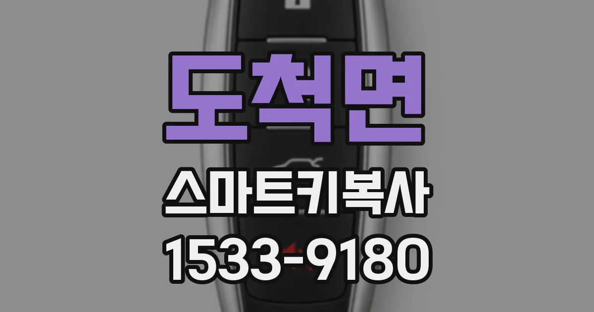 도척면 스마트키복사