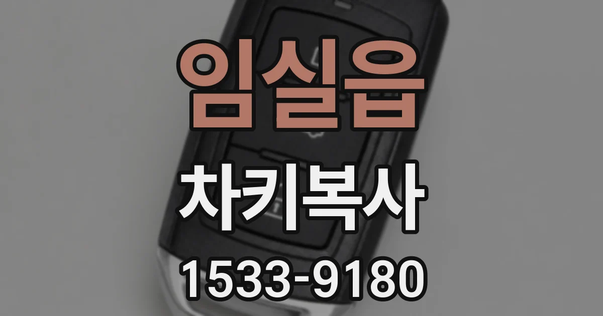 임실읍 차키복사