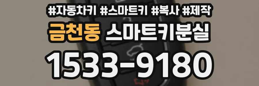 금천동 스마트키분실