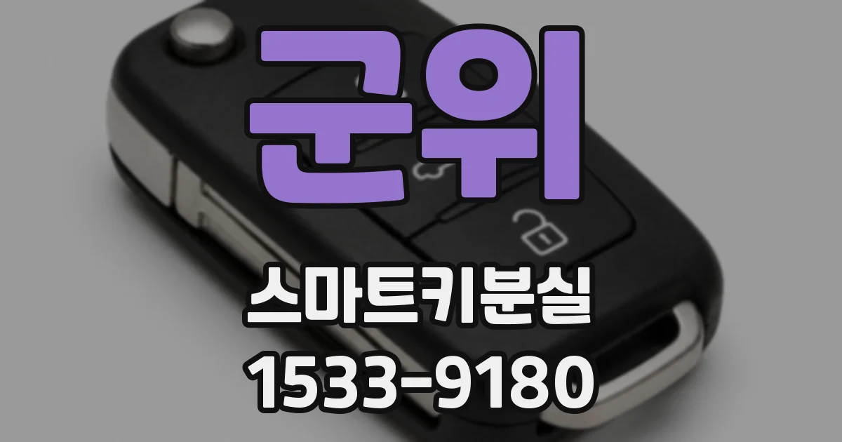 군위 스마트키분실