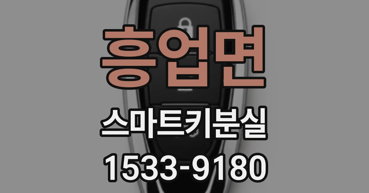 흥업면 스마트키분실