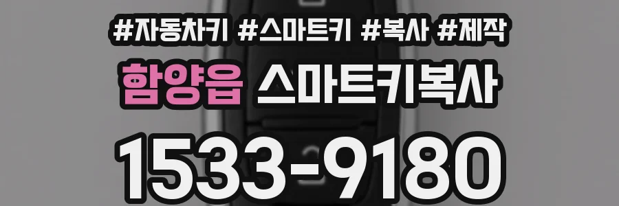 함양읍 스마트키복사