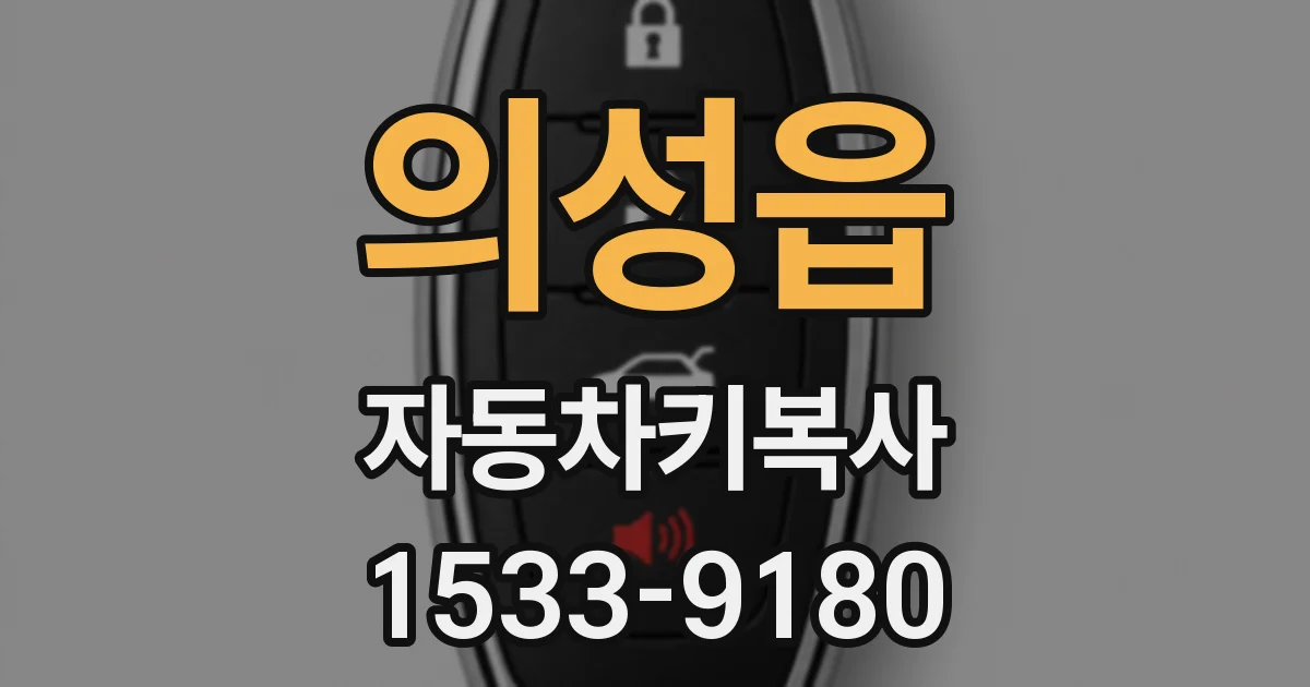 의성읍 자동차키복사