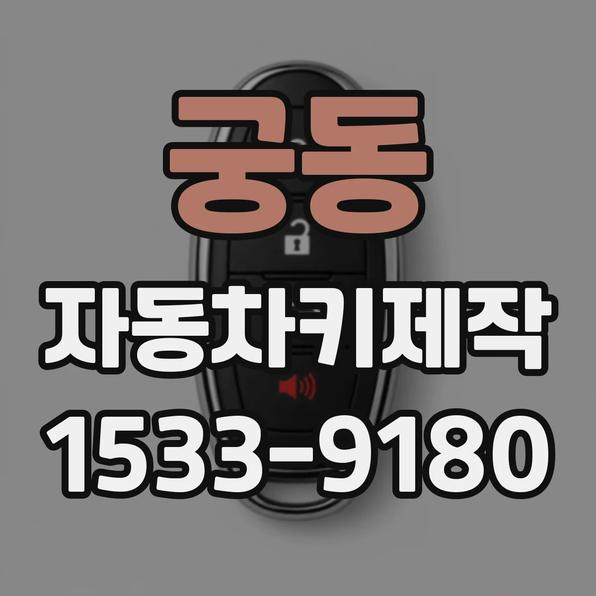 궁동 자동차키제작