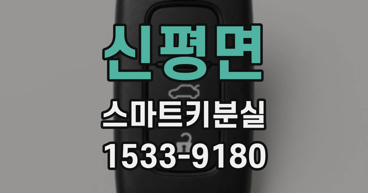 신평면 스마트키분실