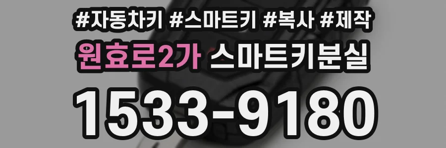 원효로2가 스마트키분실