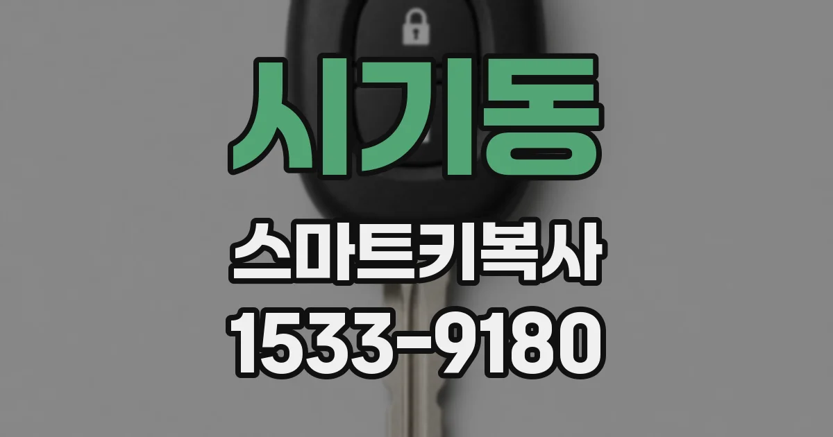 시기동 스마트키복사