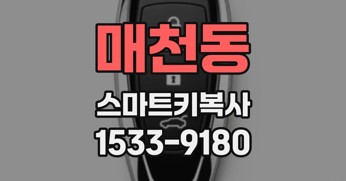 매천동 스마트키복사