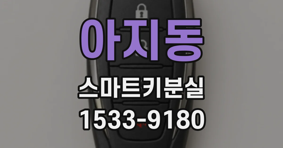 아지동 스마트키분실
