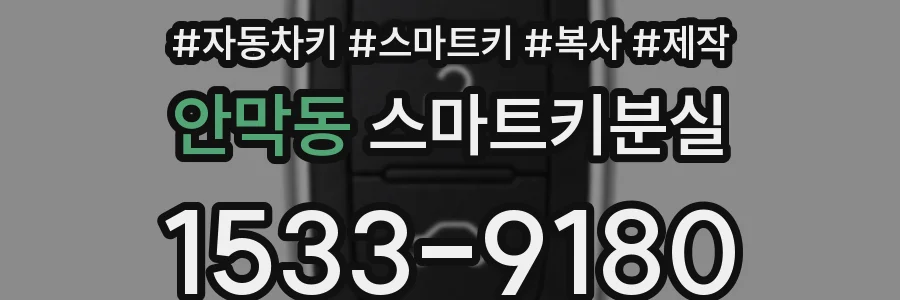 안막동 스마트키분실