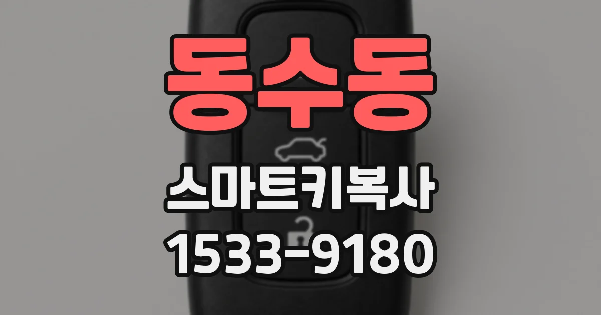 동수동 스마트키복사