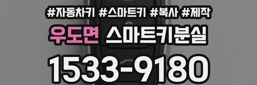 우도면 스마트키분실