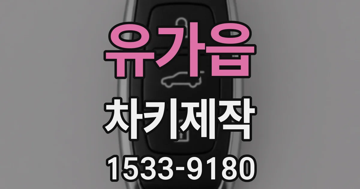 유가읍 차키제작