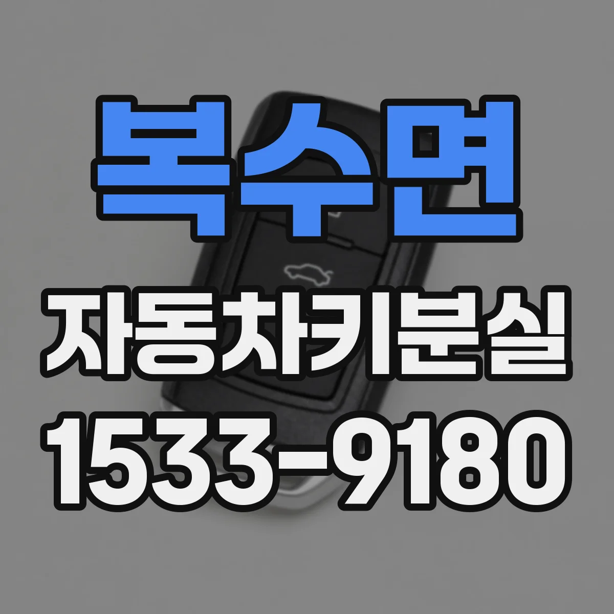 복수면 자동차키분실