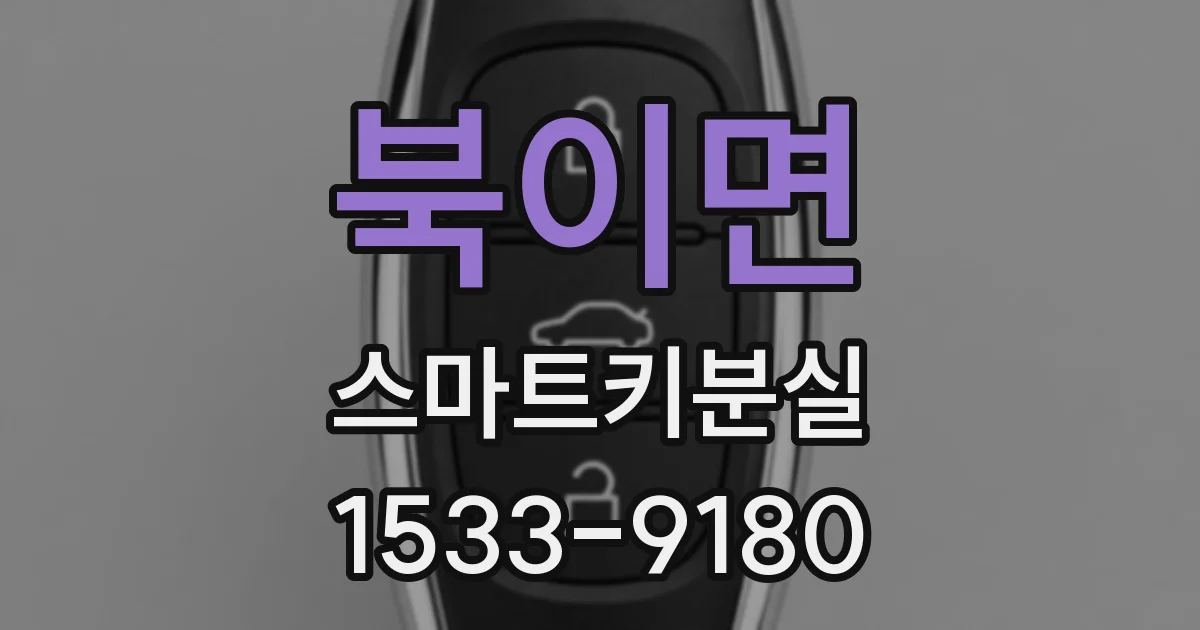 북이면 스마트키분실