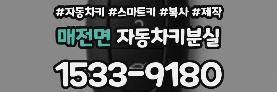 매전면 자동차키분실