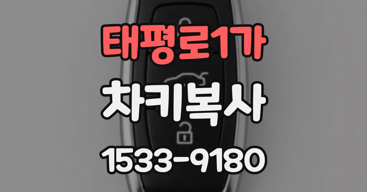 태평로1가 차키복사