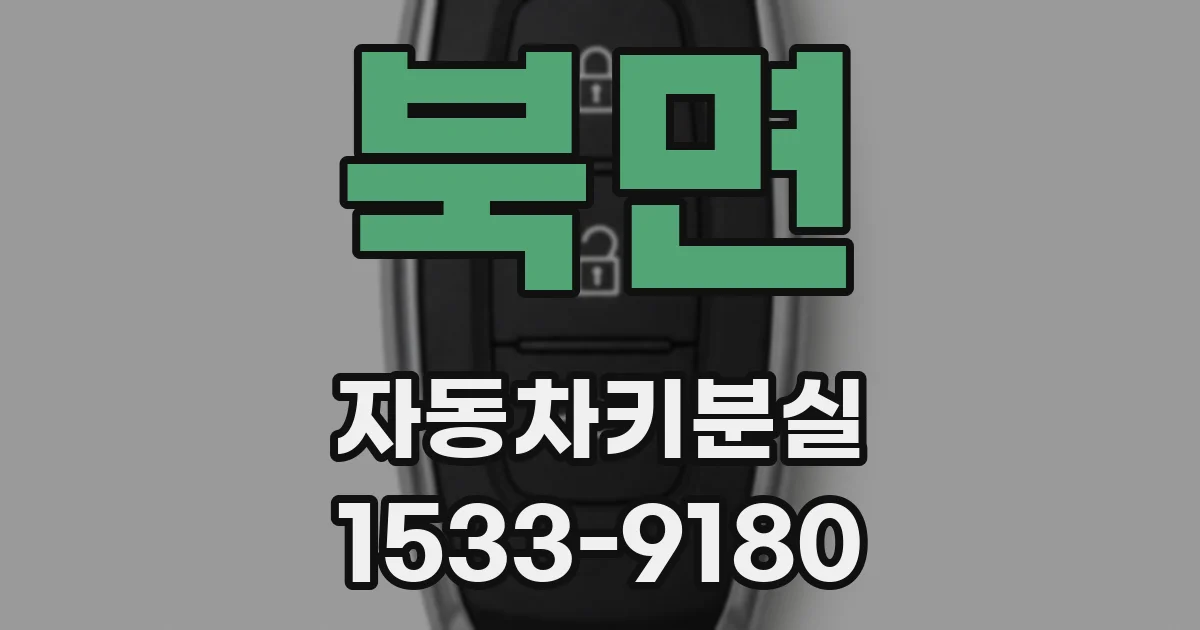 북면 자동차키분실