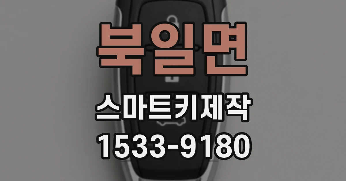 북일면 스마트키제작