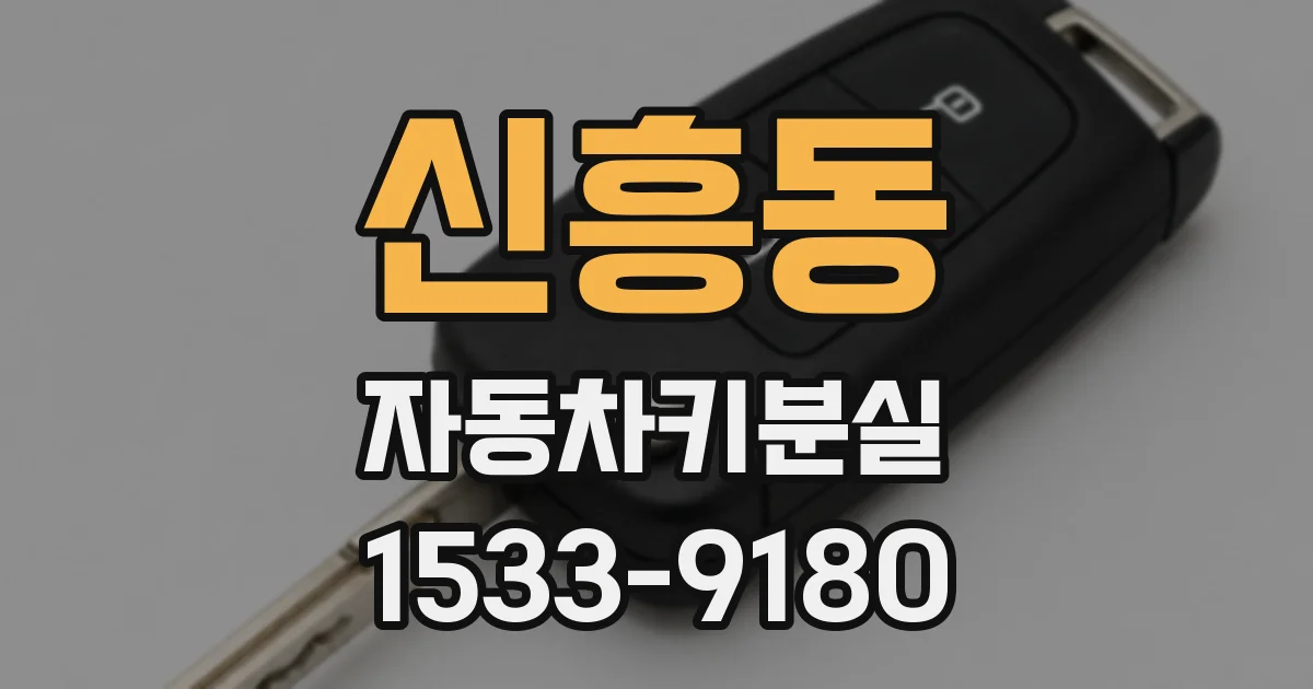 신흥동 자동차키분실