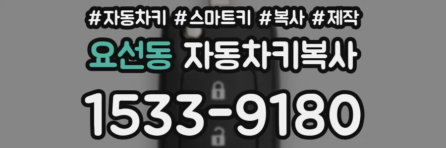 요선동 자동차키복사