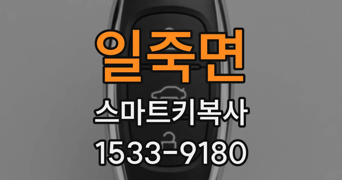 일죽면 스마트키복사