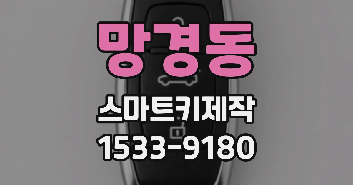 망경동 스마트키제작
