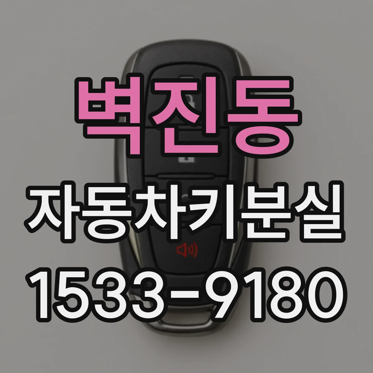 벽진동 자동차키분실