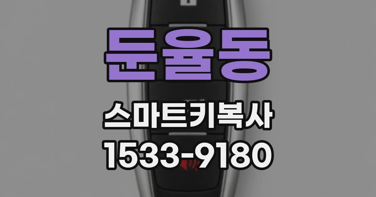 둔율동 스마트키복사