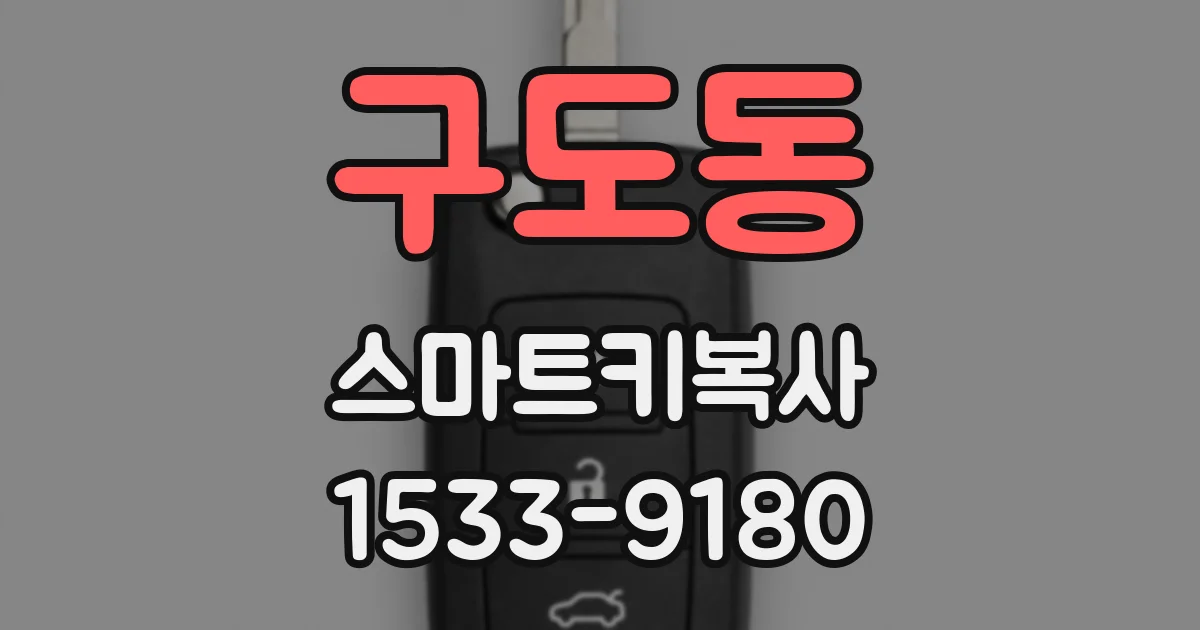 구도동 스마트키복사