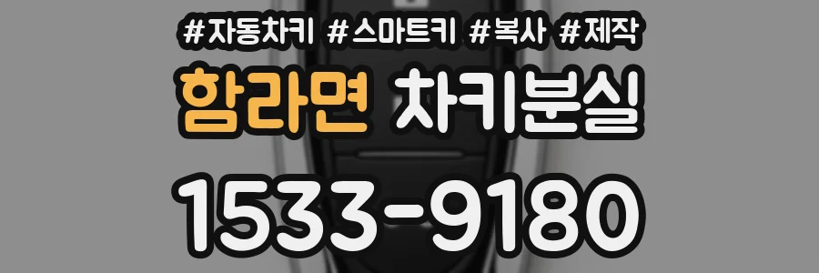함라면 차키분실