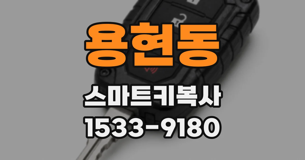 용현동 스마트키복사