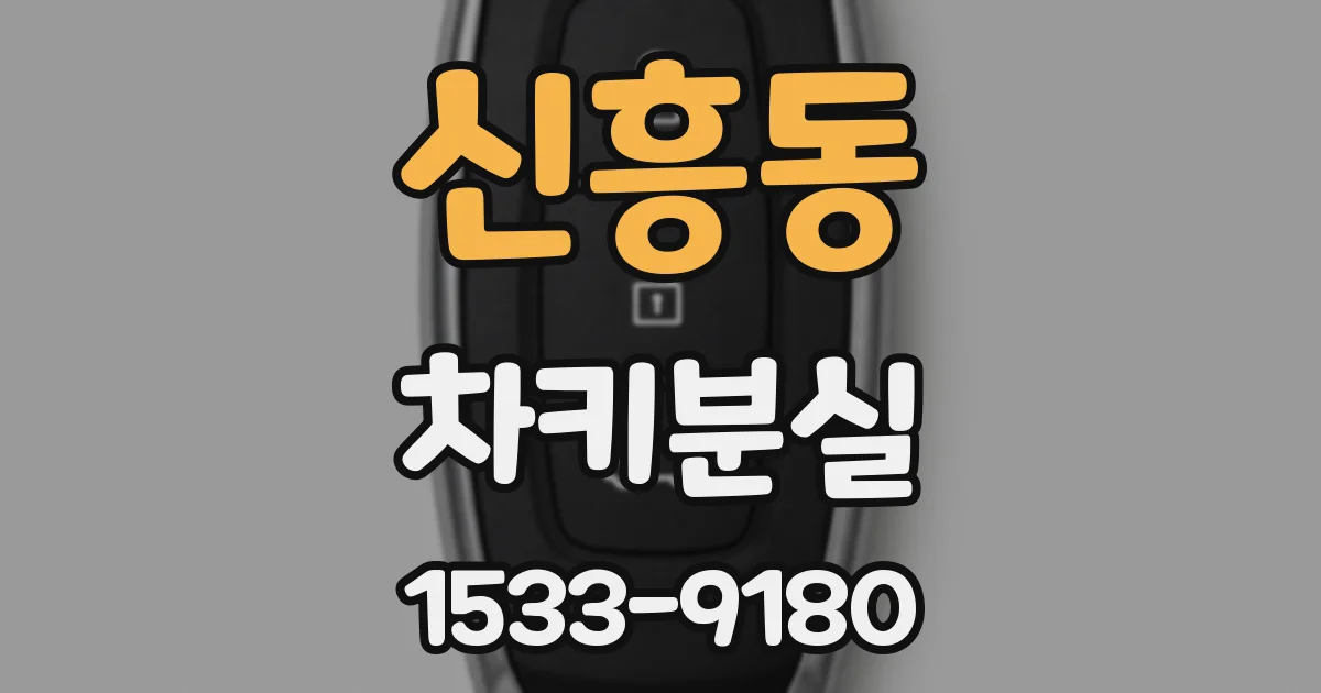 신흥동 차키분실
