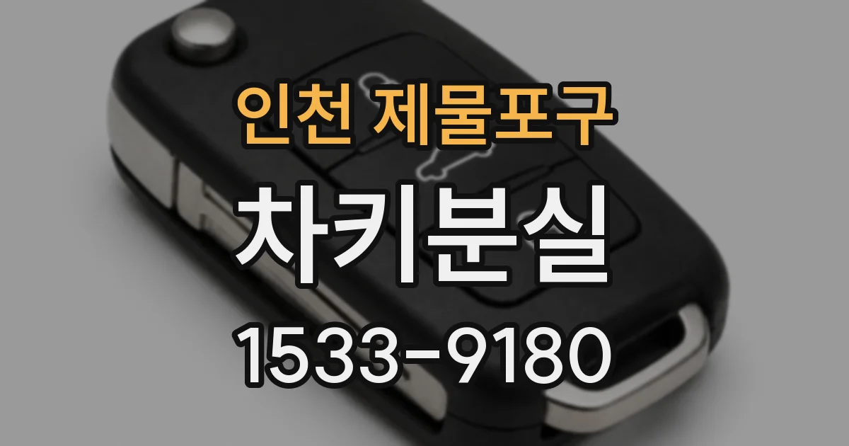 인천 제물포구 차키분실