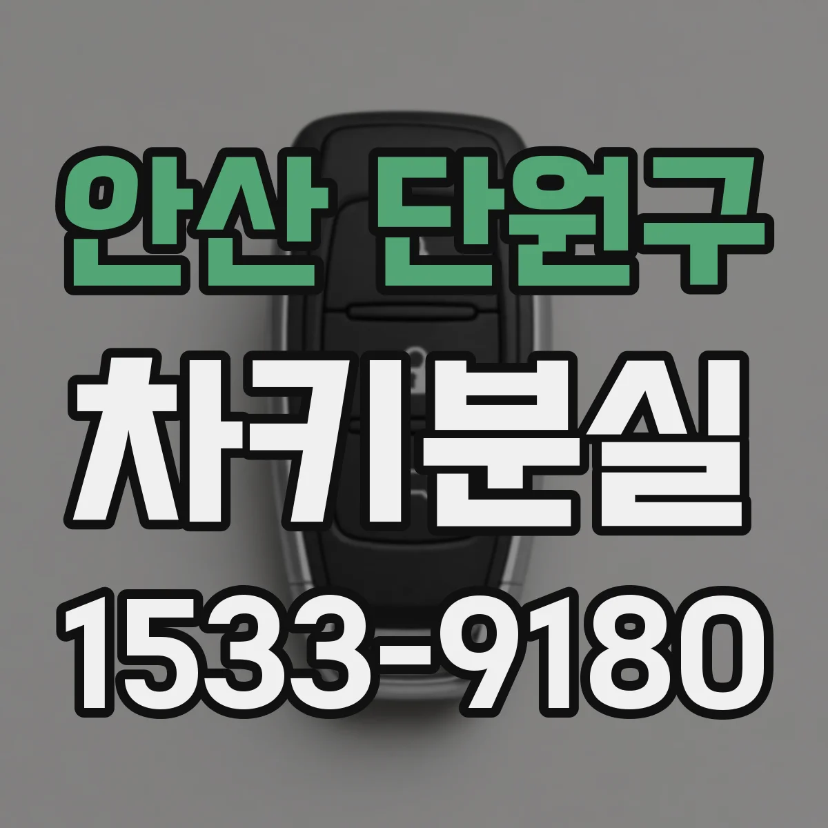 안산 단원구 차키분실