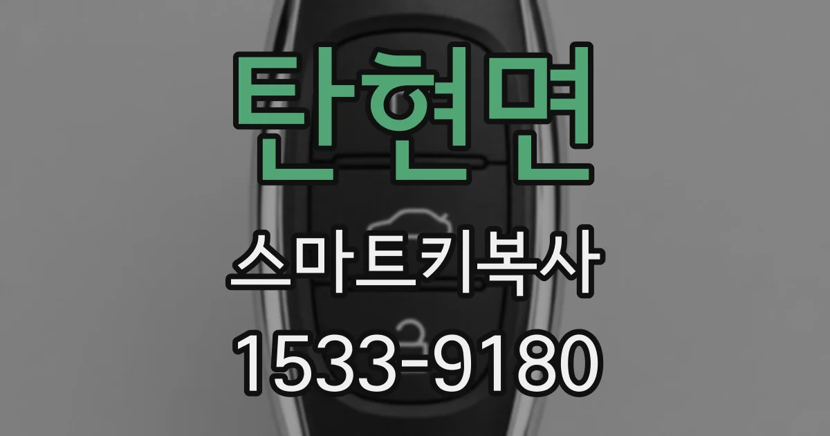 탄현면 스마트키복사